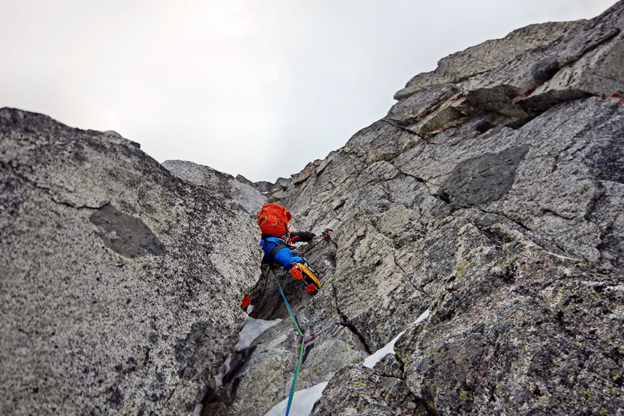 F.Nardelli sul Headwall terminale