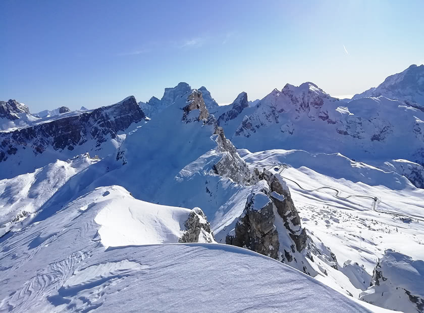 Nuvolao vista su Passo Giau