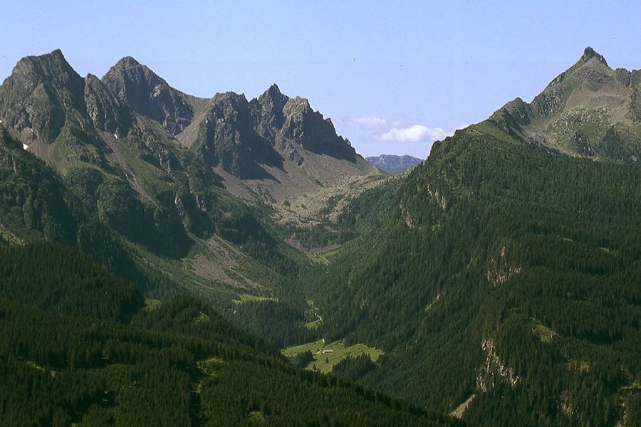 Veduta della Catena del Lagorai